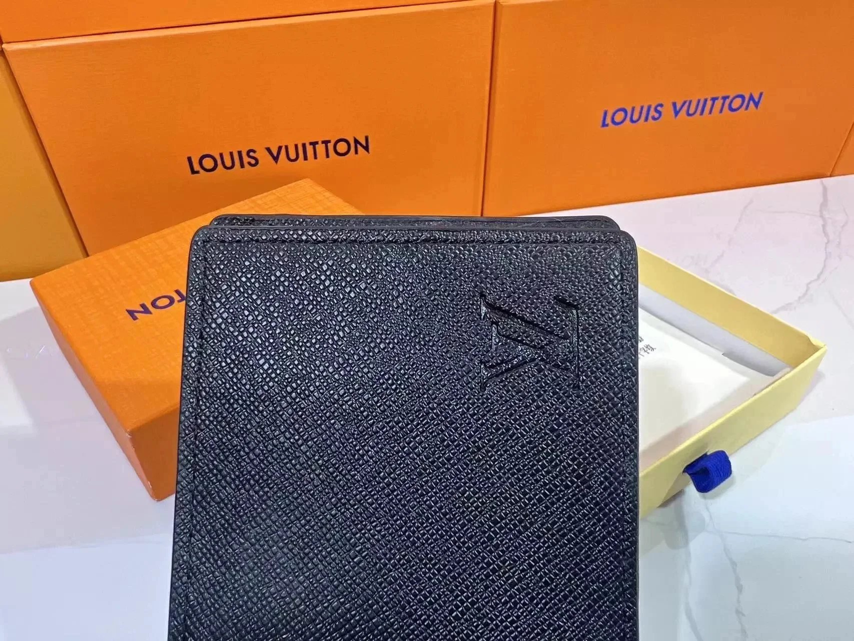 Louis Vuitton Monogram Eclipse Black Bifold Wallet - 27