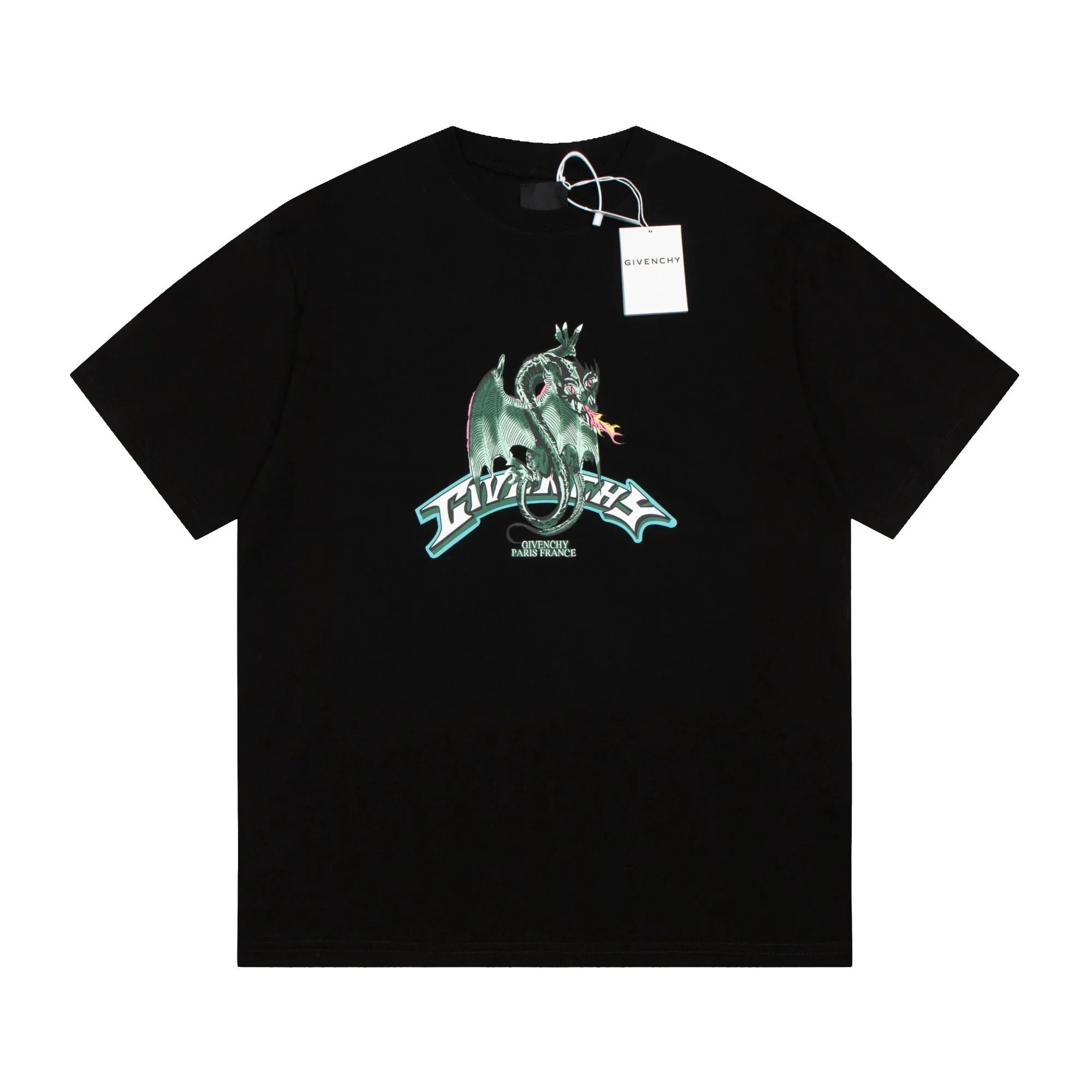 Givenchy Flame 4G Logo Black T-Shirt - 3