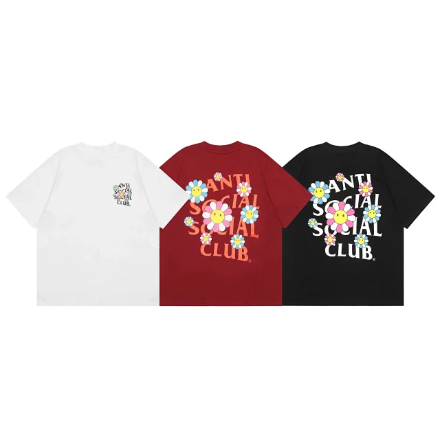 Anti Social Club T-Shirts Logo Graphic Print product detail image 3