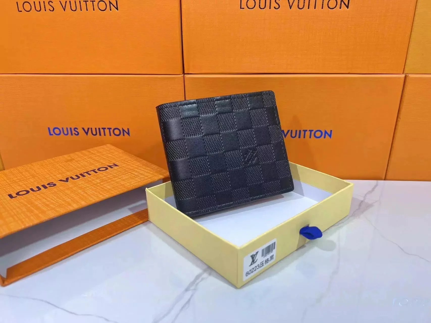 Louis Vuitton Monogram Eclipse Black Bifold Wallet - 42