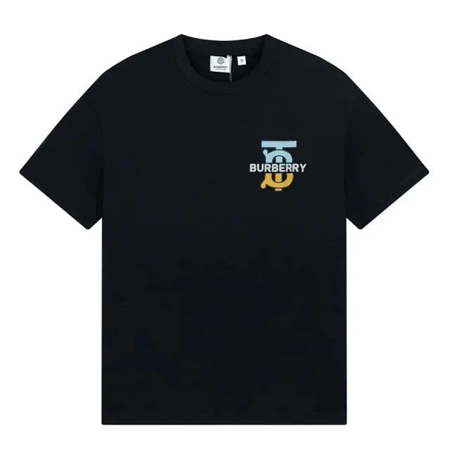 Burberry T-Shirts Logo Print Short-Sleeve Crewneck product detail image 7
