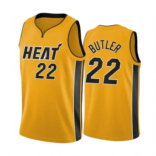 Miami Heat x Jimmy Butler #22 Gold Swingman Jersey - 1