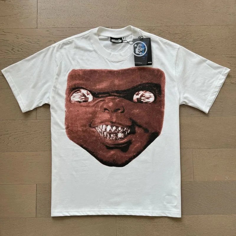 Hellstar T-Shirts Graphic short-sleeve T-shirt — x591 white