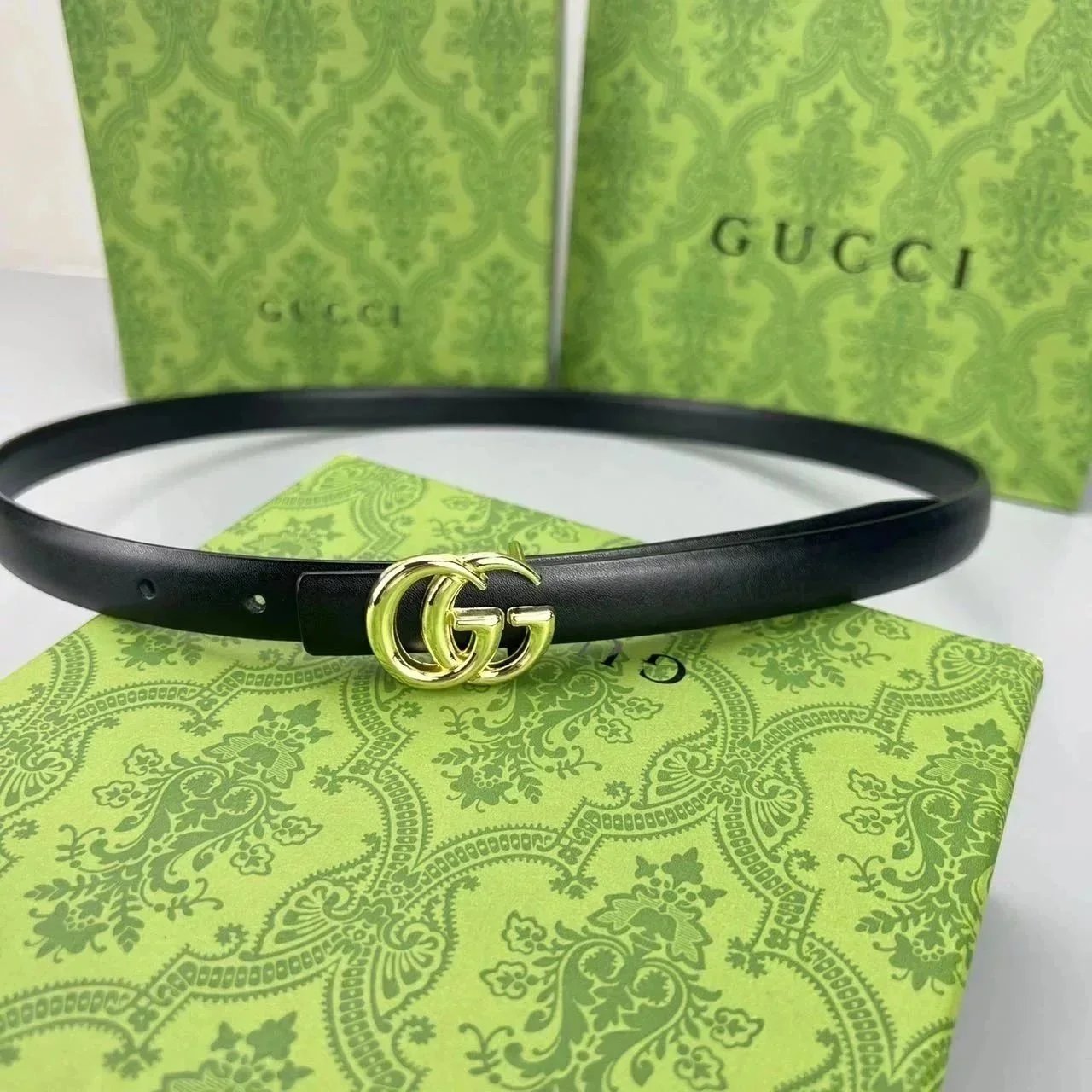 Burberry Belts Check Pattern Belt with B Monogram Buckle — 39
