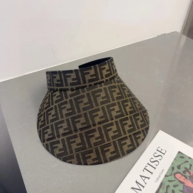 Fendi Hats FF monogram baseball cap product detail image 7