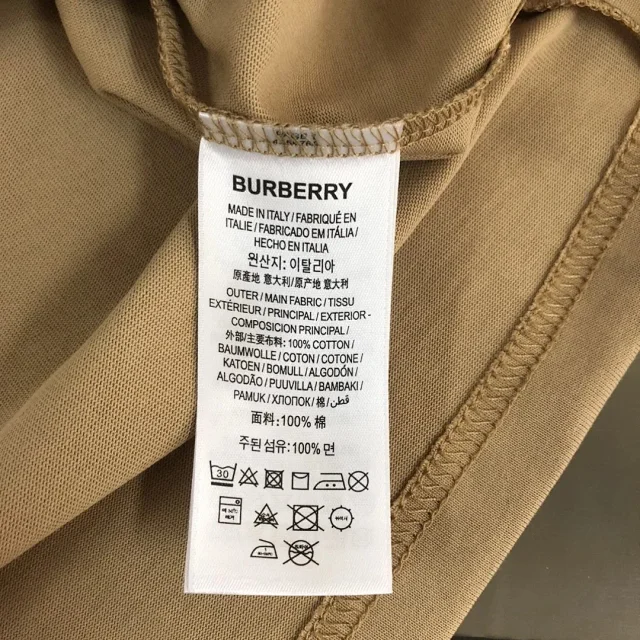 Burberry T-Shirts Crew-neck logo-print short-sleeve T-shirt product detail image 7