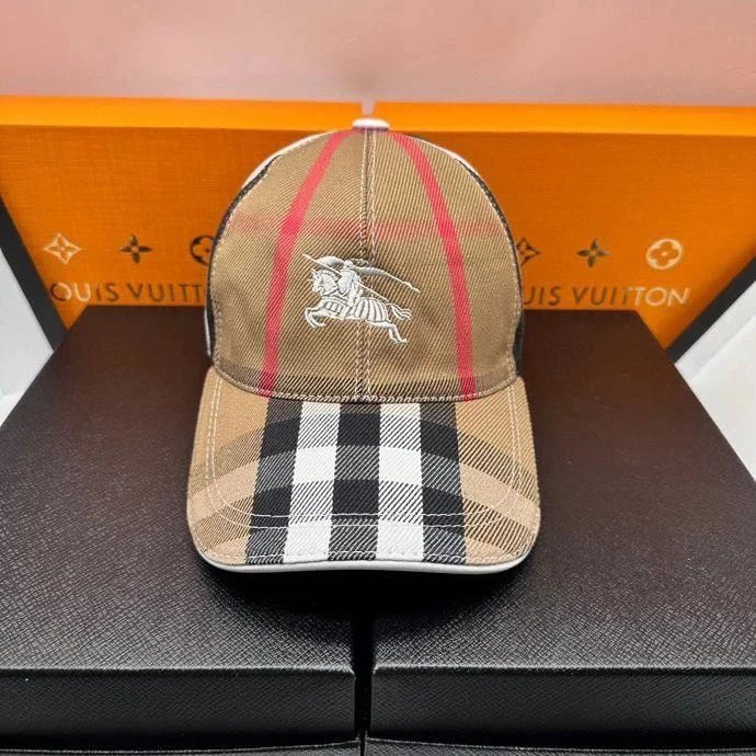 Burberry Logo Embroidered Black Baseball Cap - 2