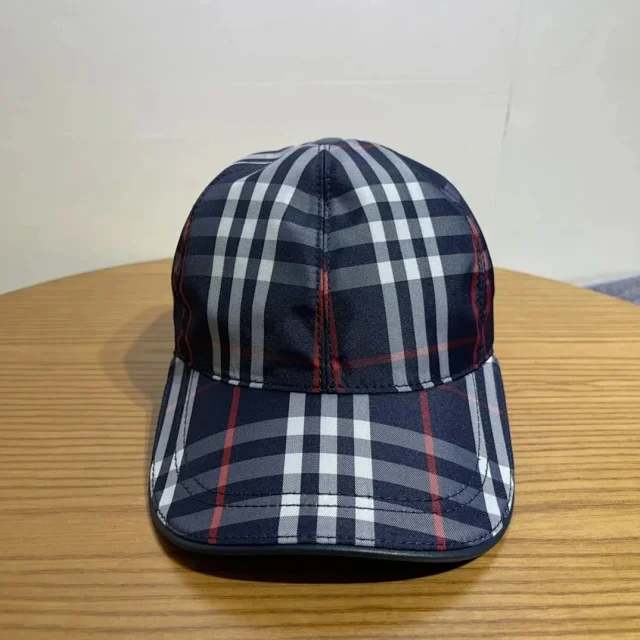 Burberry Hats Plaid Baseball Cap product detail image 3
