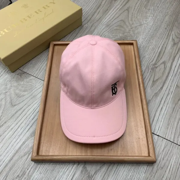 Burberry Logo Embroidered Black Baseball Cap - 10