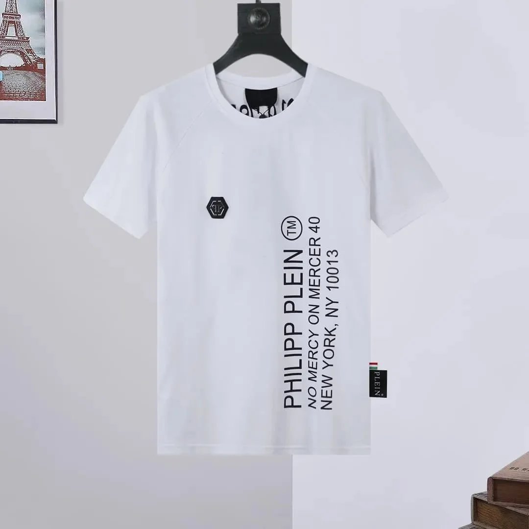 Philipp Plein Platinum Cut Spiderweb Money Bag White T-Shirt - 5