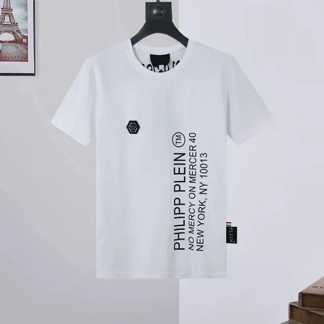 Philipp Plein T-Shirts Short-Sleeve Crew-Neck Graphic T-Shirt product detail image 4