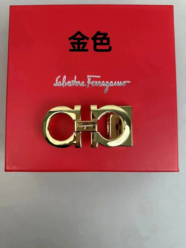 Ferragamo Belts Gancini buckle belt with embossed Gancini-pattern strap product detail image 6