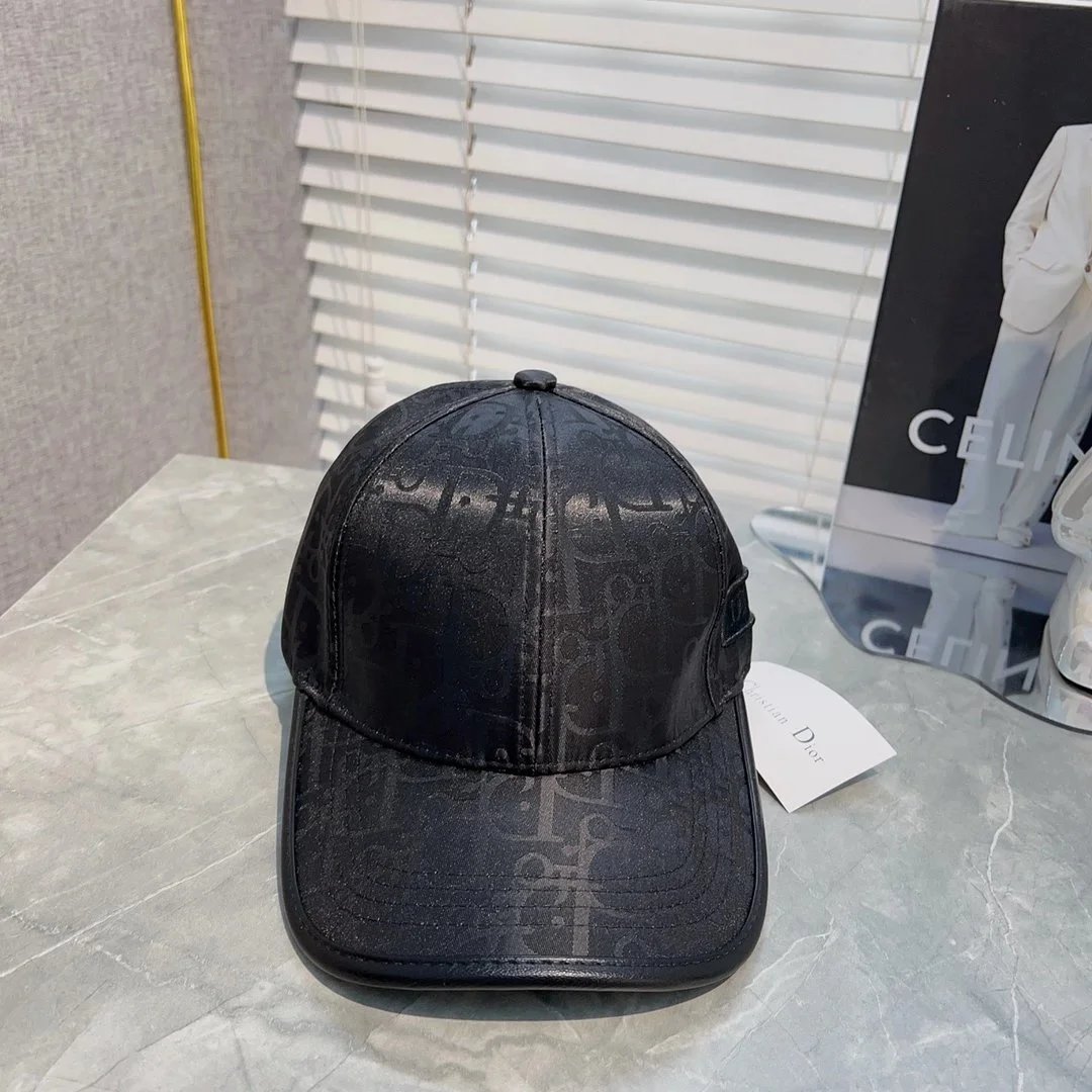 Dior Oblique Monogram Baseball Cap Navy and White - 4