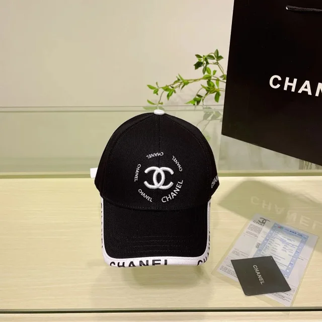 Chanel Hats Logo-Embroidered Baseball Cap product detail image 4