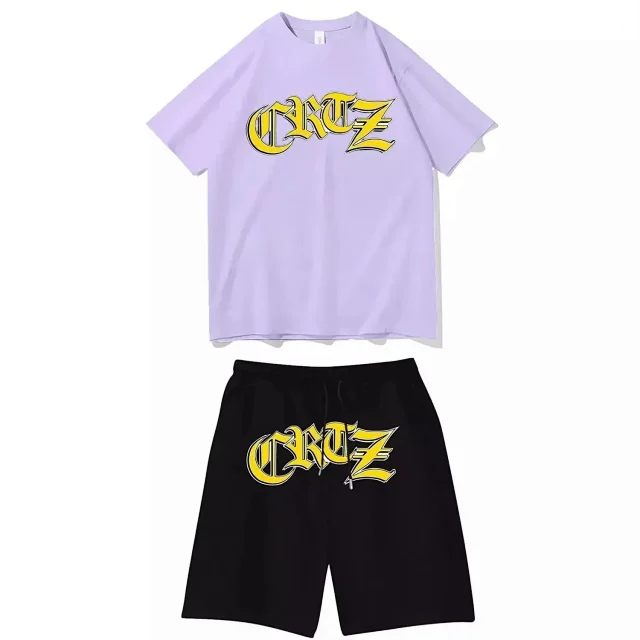 Unbranded Matching Sets Graphic-print T-shirt and shorts set product detail image 8