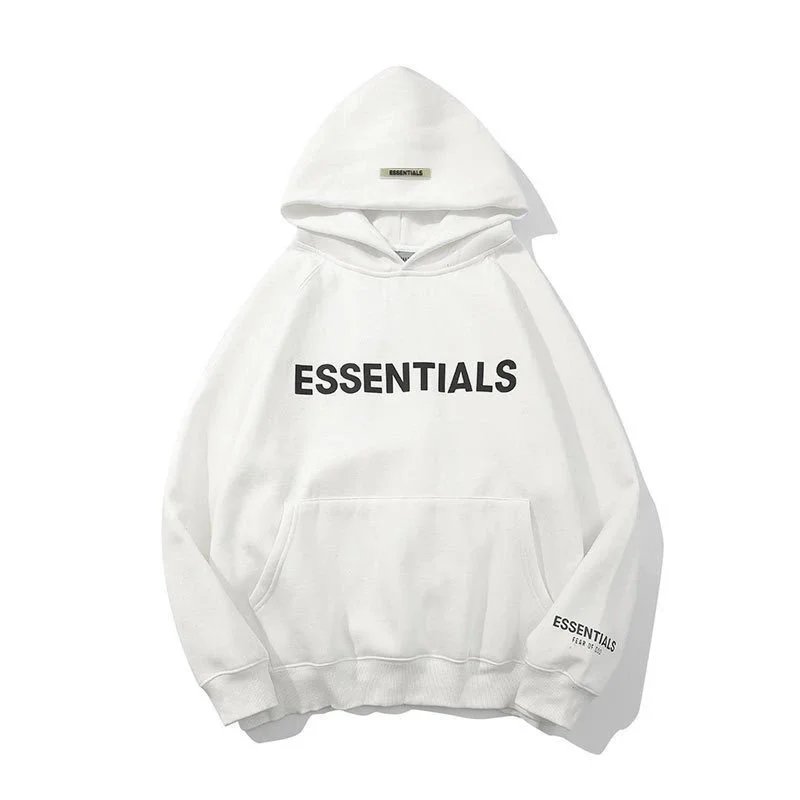 Fear of God Essentials Black Oversized Hoodie - 13