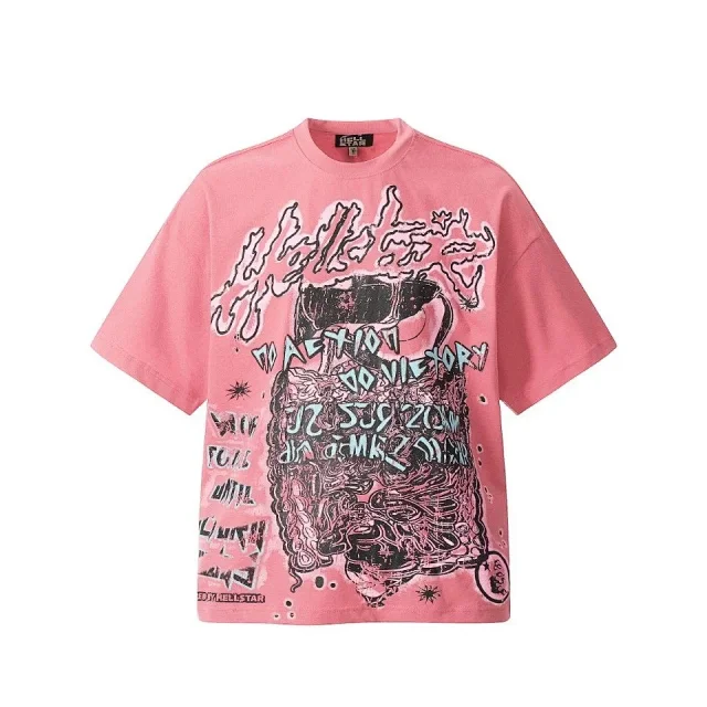 Hellstar T-Shirts Oversized graphic print T-shirt product detail image 4