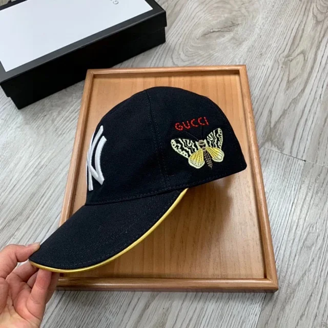 Gucci Hats GG monogram baseball cap with curved brim product detail image 3