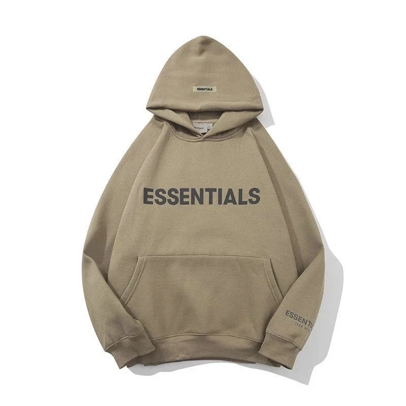 Fear of God Essentials Black Oversized Hoodie - 16