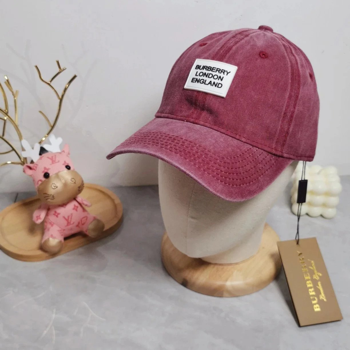 Burberry Hats Embroidered Equestrian Knight Logo image 12