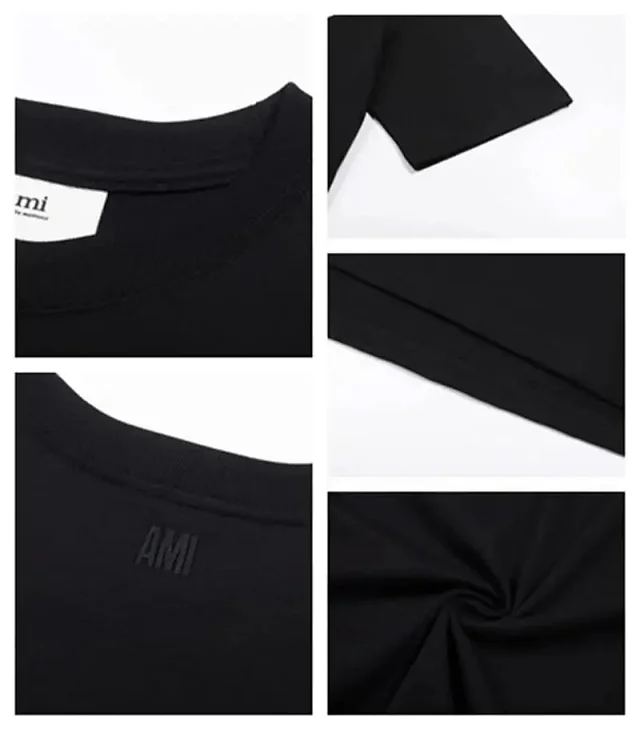 AMI Paris T-Shirts Oversized de Coeur logo product detail image 3