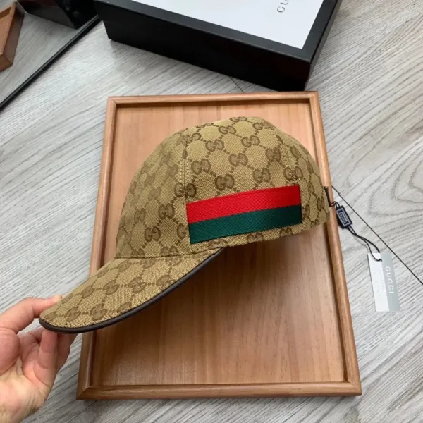 Gucci GG Monogram Beige Baseball Cap - 7