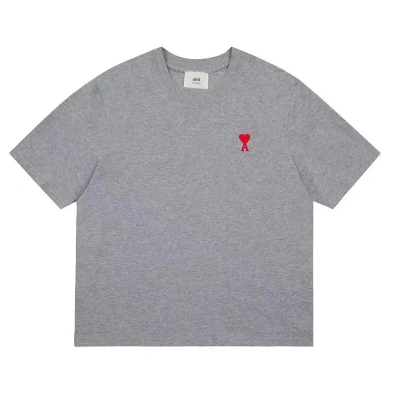 AMI Paris T-Shirts Oversized de Coeur logo — 32