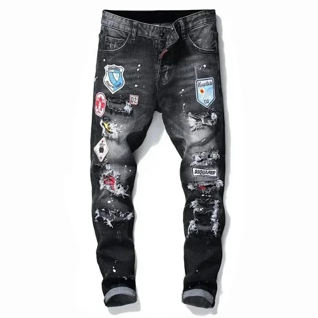Dsquared2 Jeans Distressed paint-splatter product detail image 6