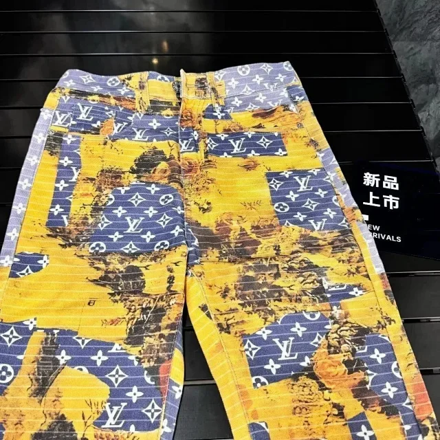 Louis Vuitton Jeans Monogram-print denim product detail image 2