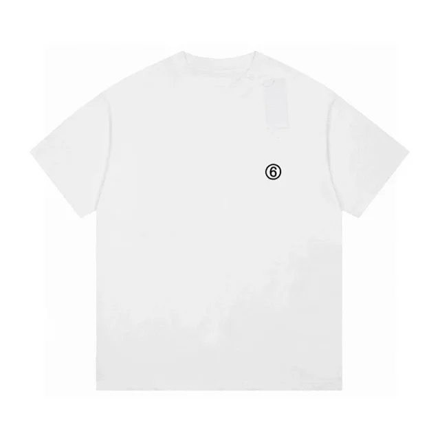 MM6 Maison Margiela T-Shirts Numeric Logo Print product detail image 2