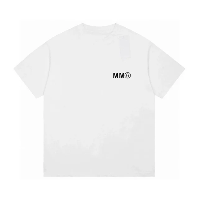 MM6 Maison Margiela T-Shirts Numeric Logo Print product detail image 4