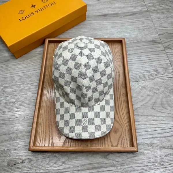 Louis Vuitton Damier Azur Baseball Cap White/Gray - 1