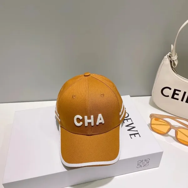 Celine Cha Baseball Cap Mustard Yellow - 1