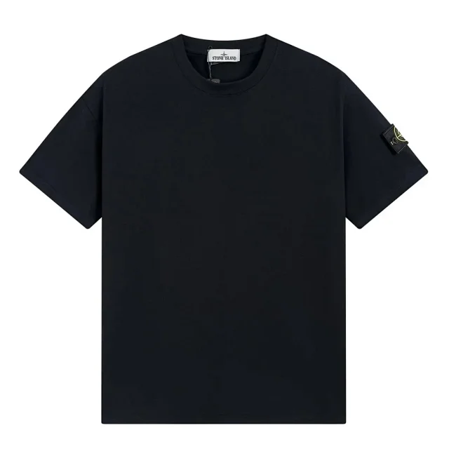Stone Island T-Shirts Short-Sleeve Compass Badge T-Shirt product detail image 5