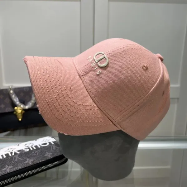 Dior Oblique Baseball Cap Pink - 1
