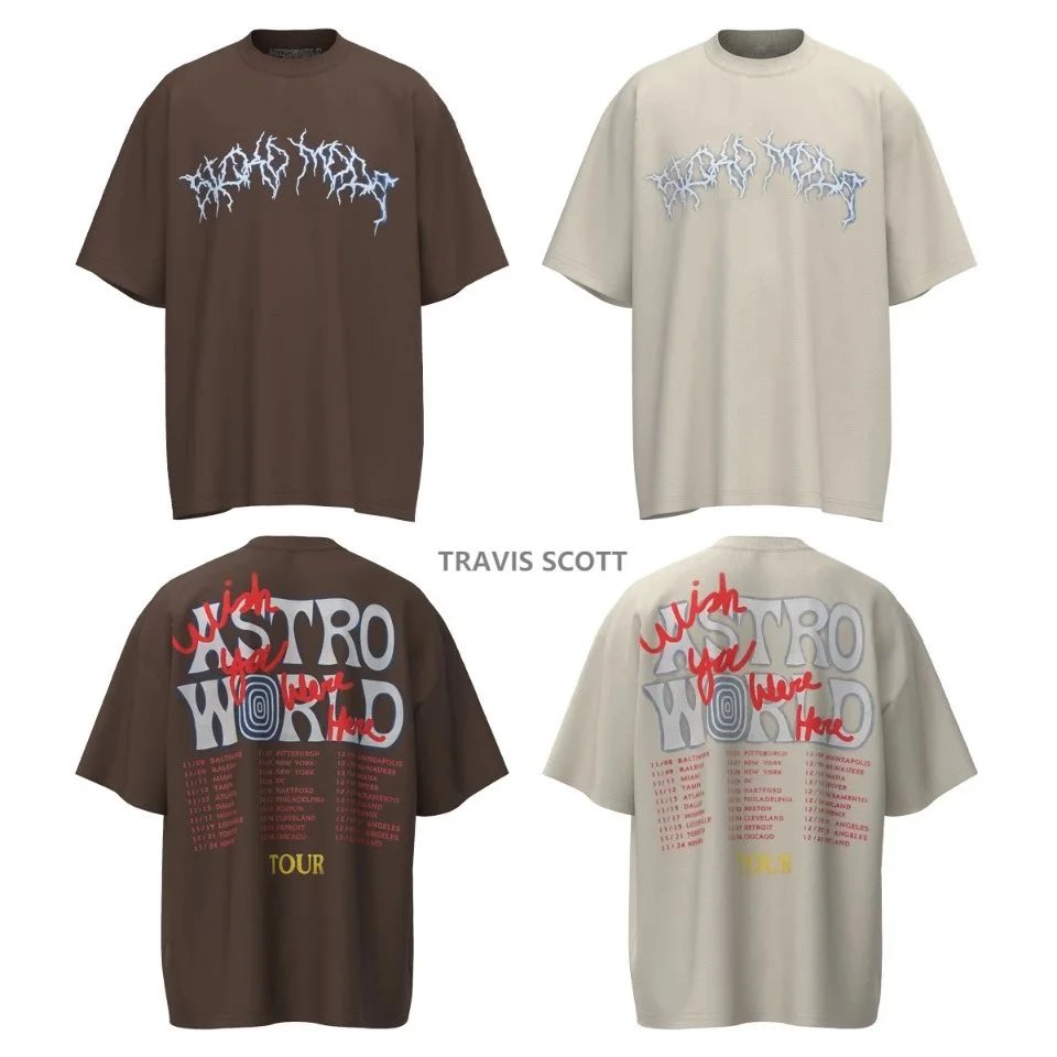 Tra*vis Sc*ott印花短袖【正常发货中】：findsindex.com - 139056