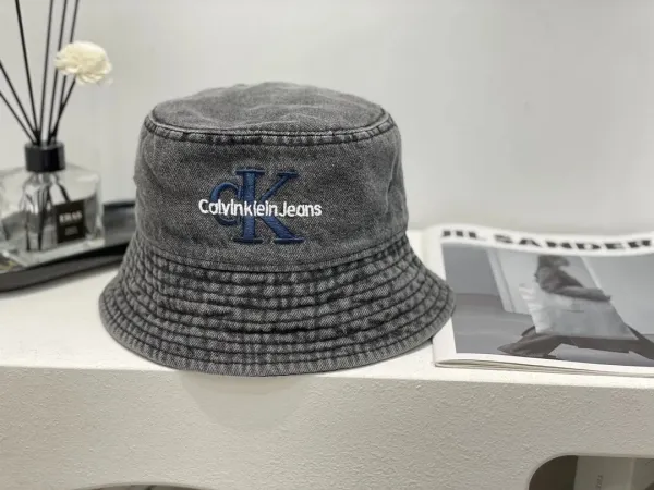 Calvin Klein Jeans Washed Gray Bucket Hat - 1