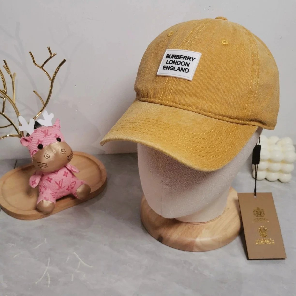 Burberry Hats Embroidered Equestrian Knight Logo image 13