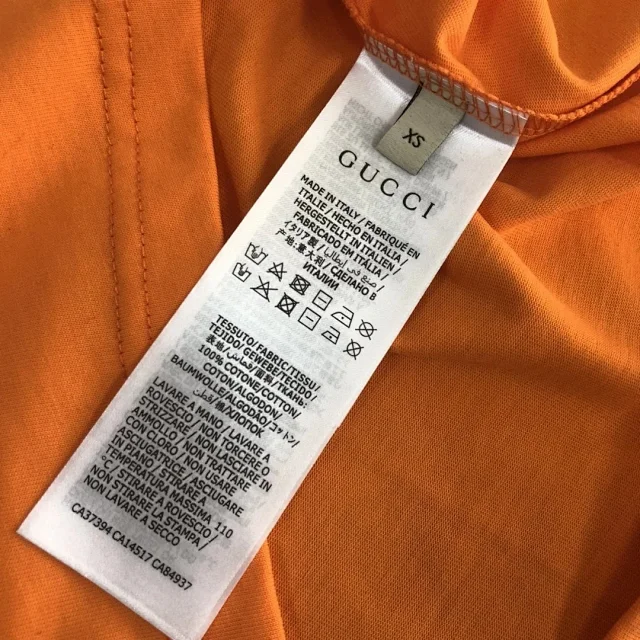 Gucci T-Shirts Logo-print crew-neck product detail image 7