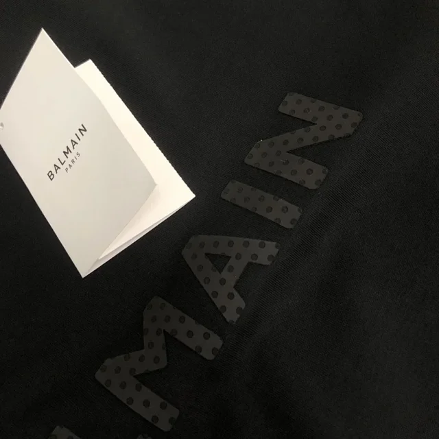 Balmain T-Shirts Logo Print product detail image 6