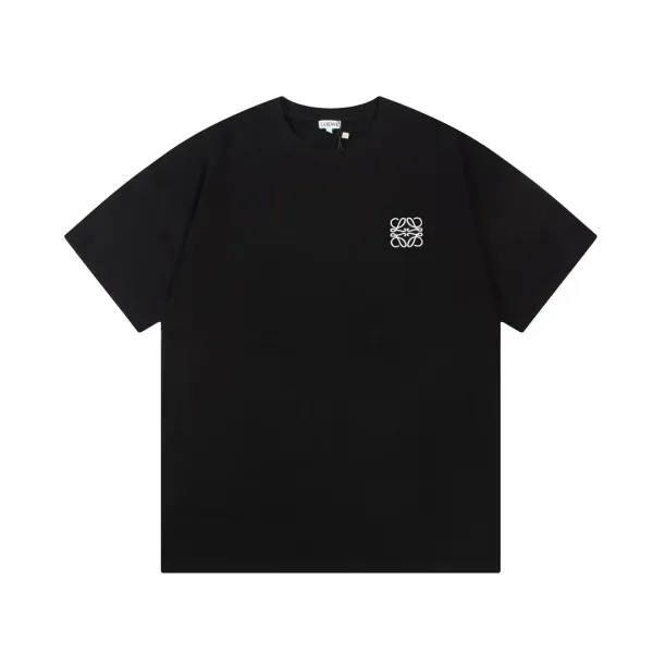Loewe Anagram Logo Black Polo with White Trim - 9