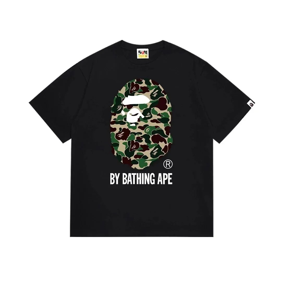 A BATHING APE T-Shirts Short-Sleeve Head Graphic image 4