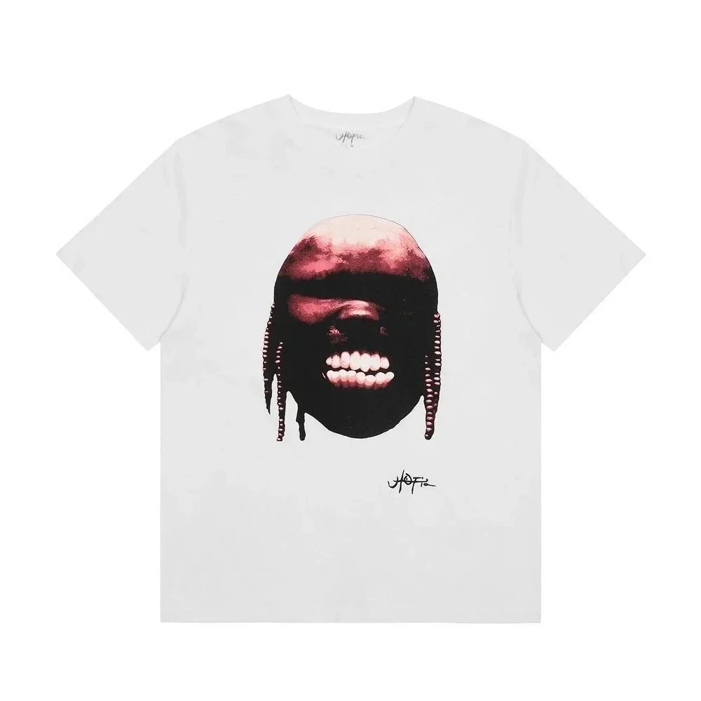Gallery Dept x Pop Smoke Face Print White T-Shirt
