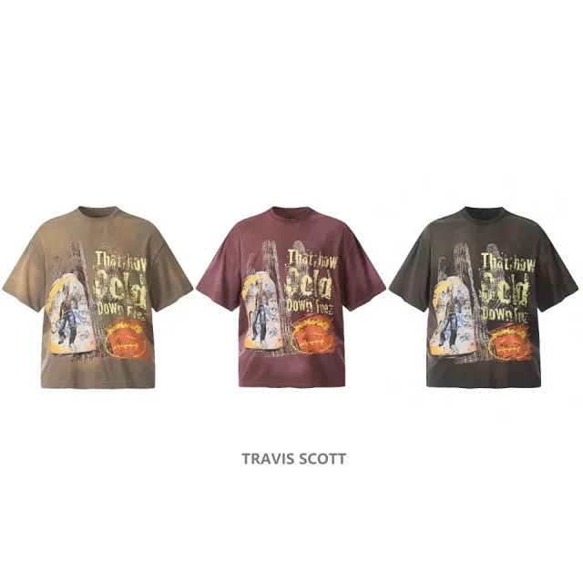 Travis Scott T-Shirts Astroworld Wish You Were Here Tour graphic product detail image 10