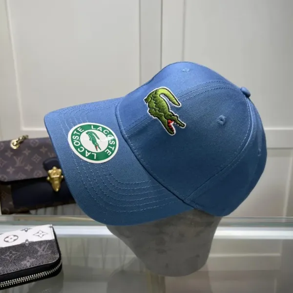Lacoste Crocodile Patch Baseball Cap Blue - 1
