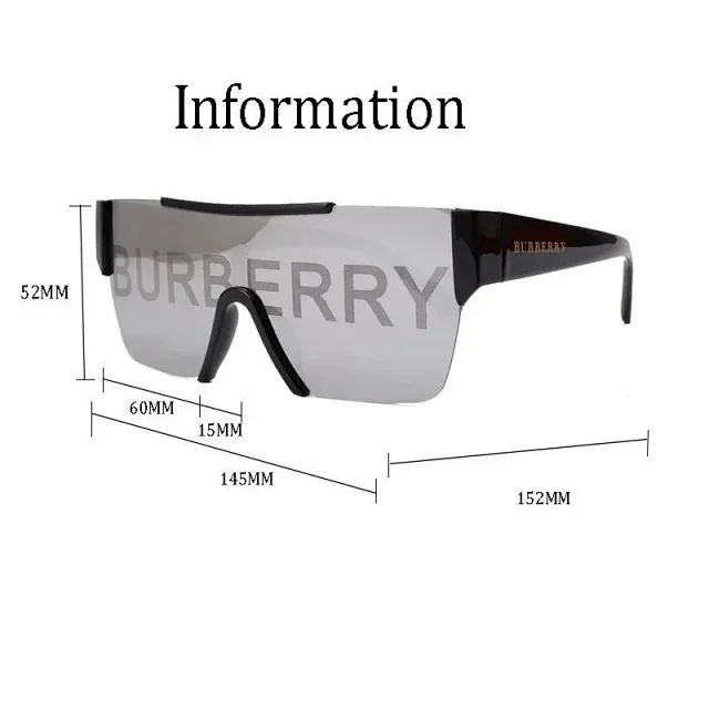 Burberry Eyewear 4277 Shield Sunglasses product detail image 3
