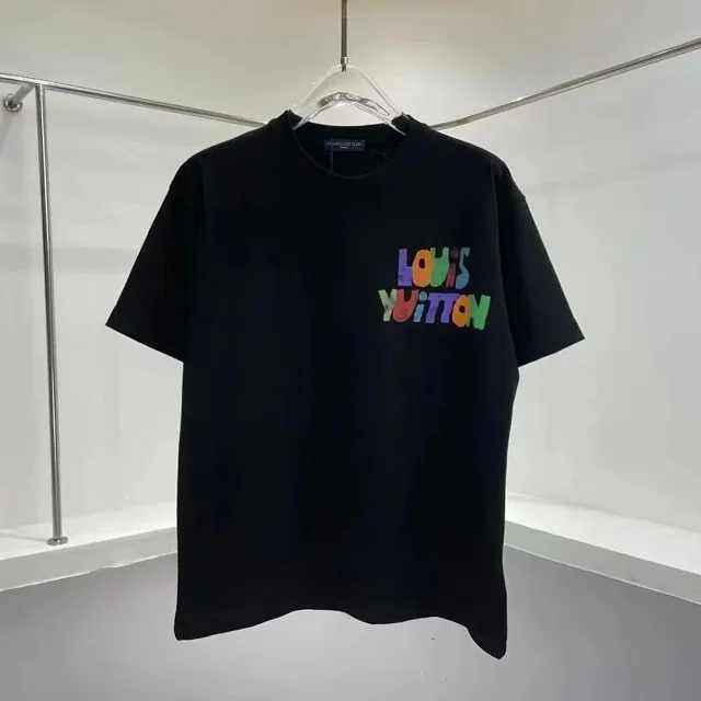 Louis Vuitton T-Shirts Graphic Print Short-Sleeve T-Shirt product detail image 8