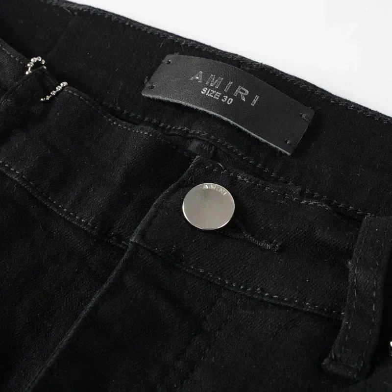 Gallery Dept. Patchwork Distressed Black Jeans - 10