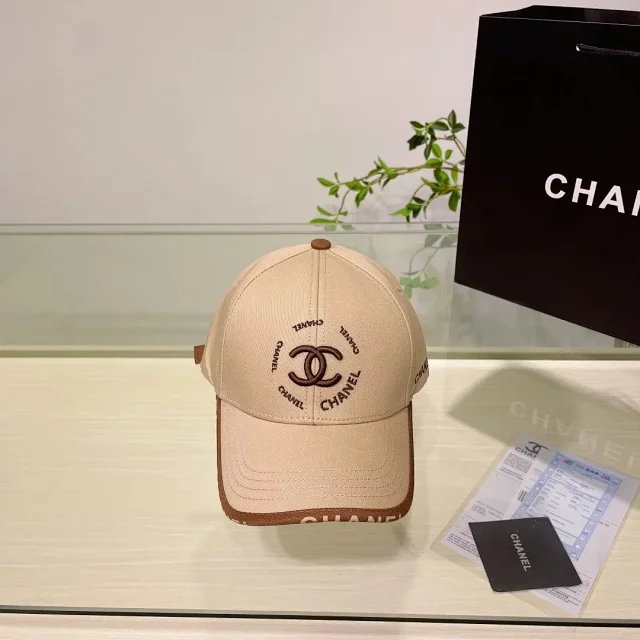 Chanel Hats Logo-Embroidered Baseball Cap product detail image 7