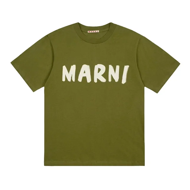 Marni T-Shirts Logo Print Short-Sleeve T-Shirt product detail image 7